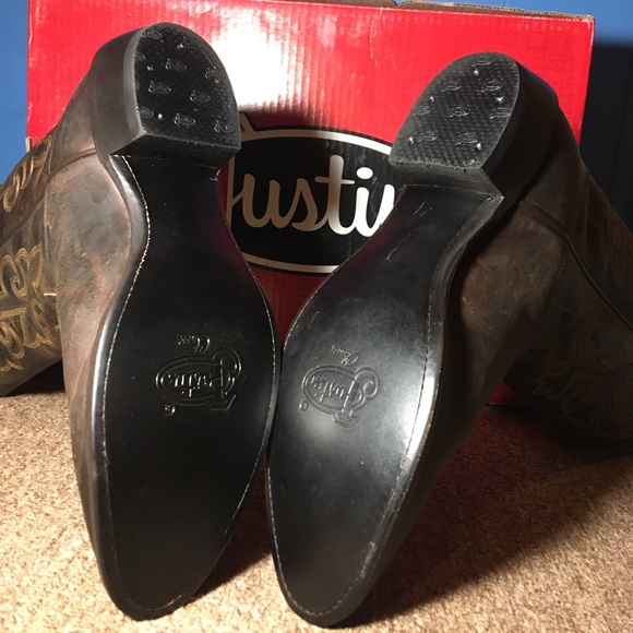 Justin classic boots Size 10 - Picture 4 of 5